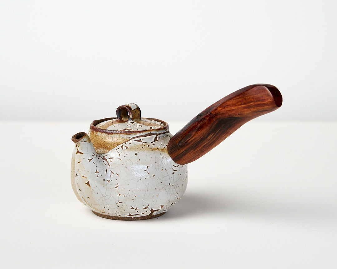 Side-handle Teapot - Shino - Small