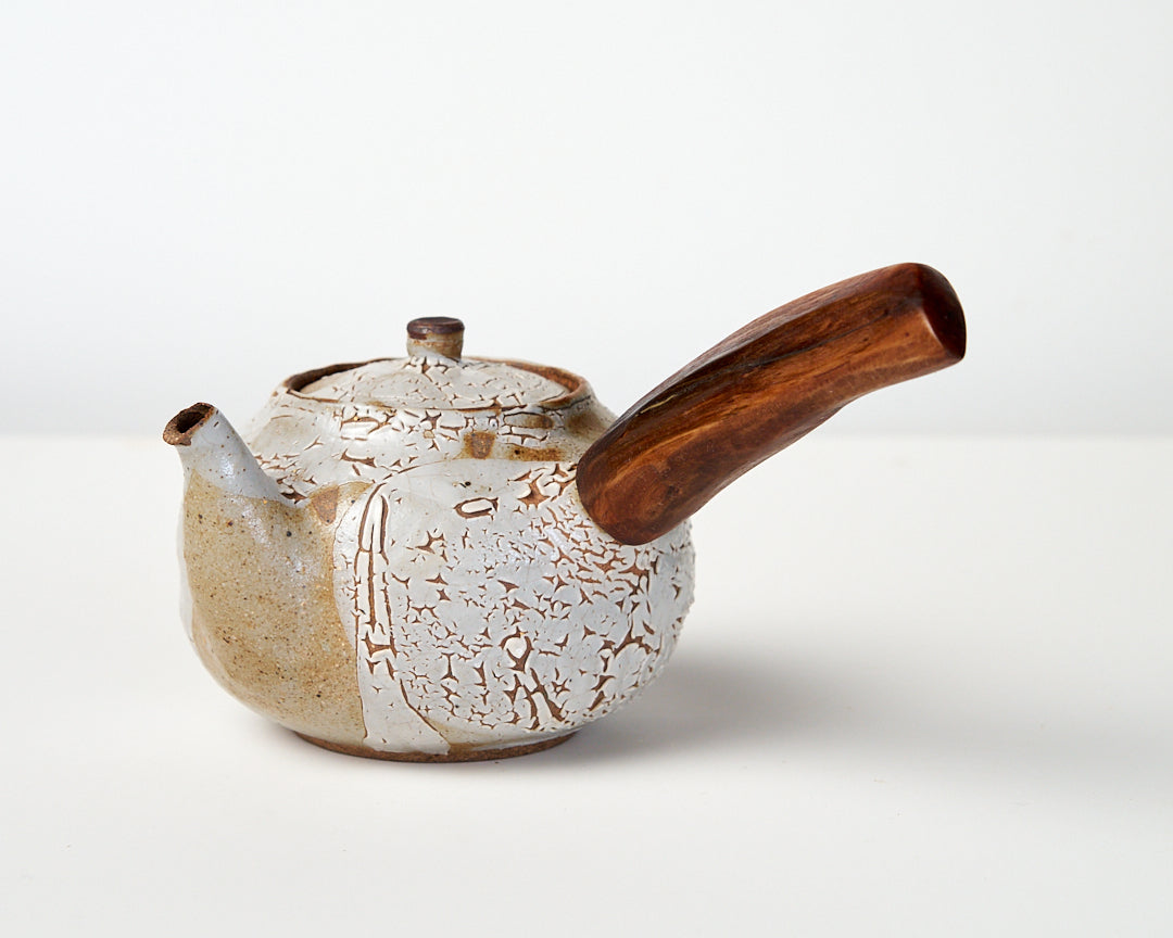Side Handle Teapot - Shino Medium