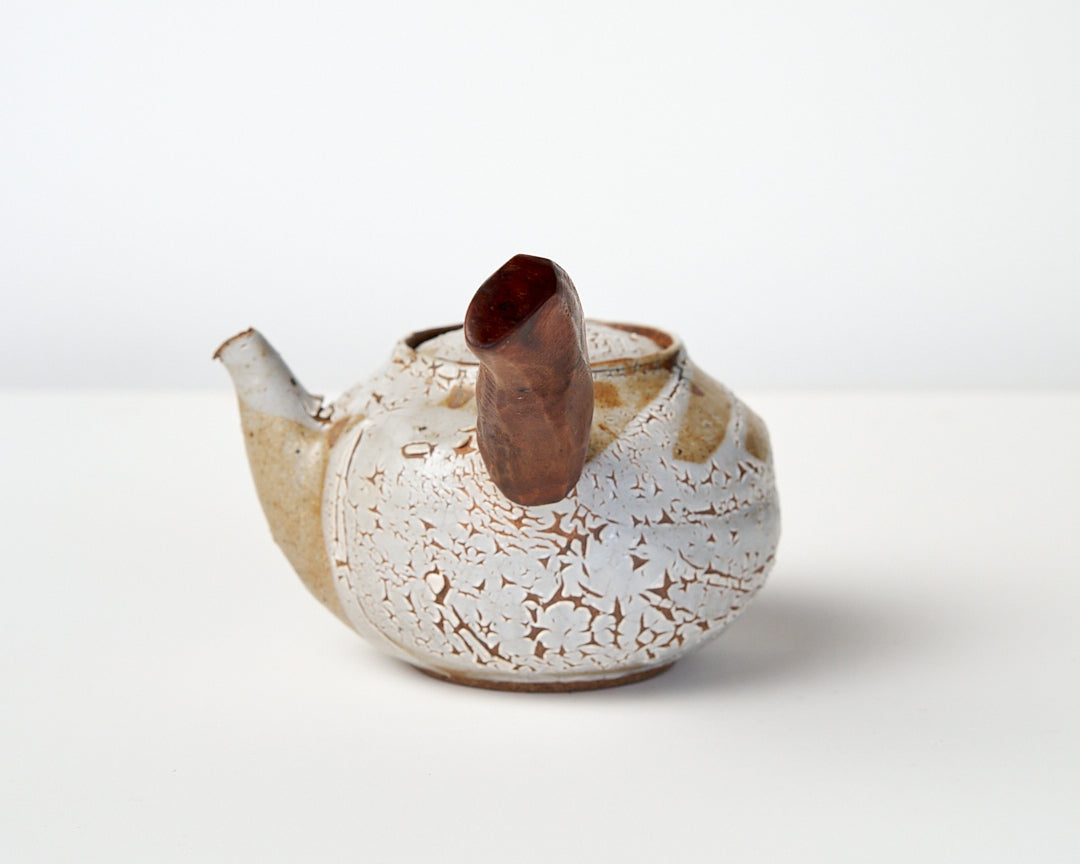Side Handle Teapot - Shino Medium