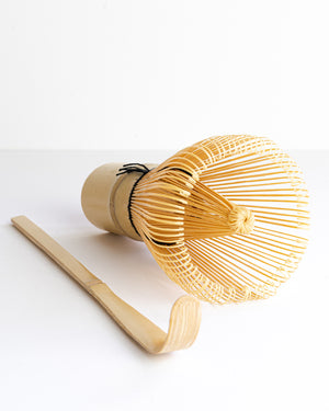 Bamboo Whisk + Free Bamboo Scoop