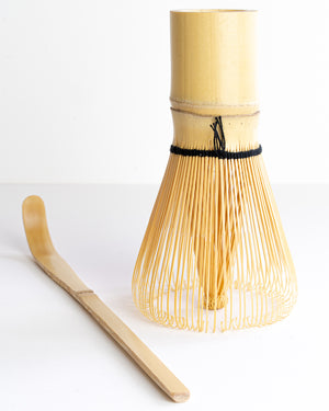 Bamboo Whisk + Free Bamboo Scoop